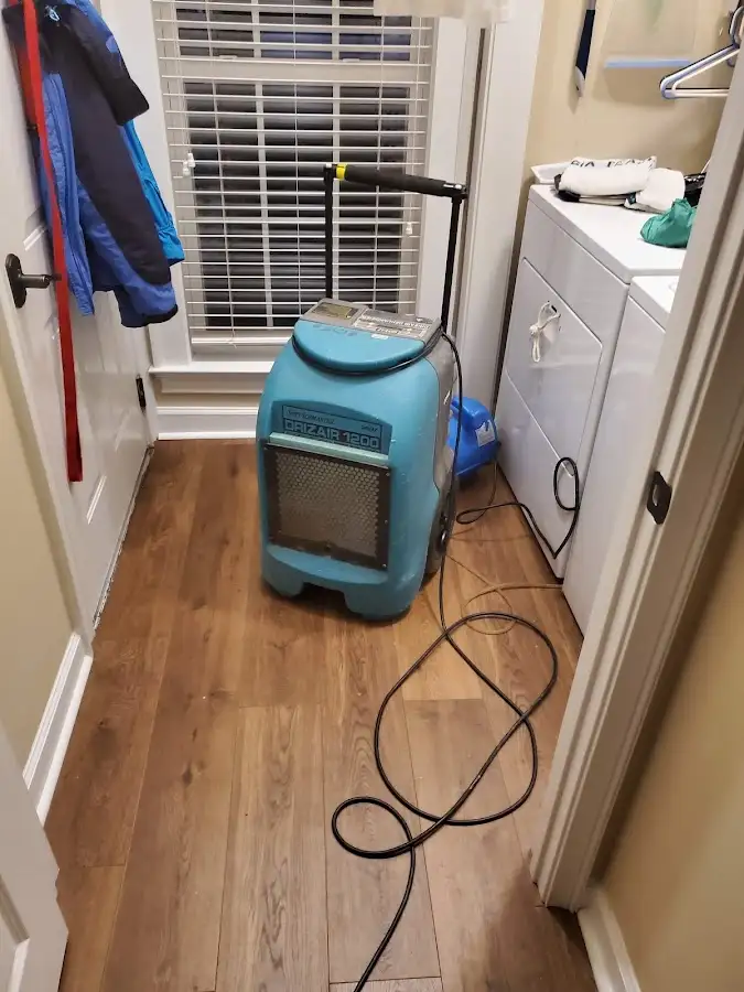 Commercial dehumidifier deployed for Flood Damage Cleanup in Pell City